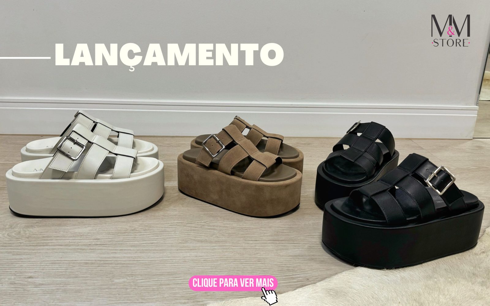 chinelo Flatform MM Store Shoes