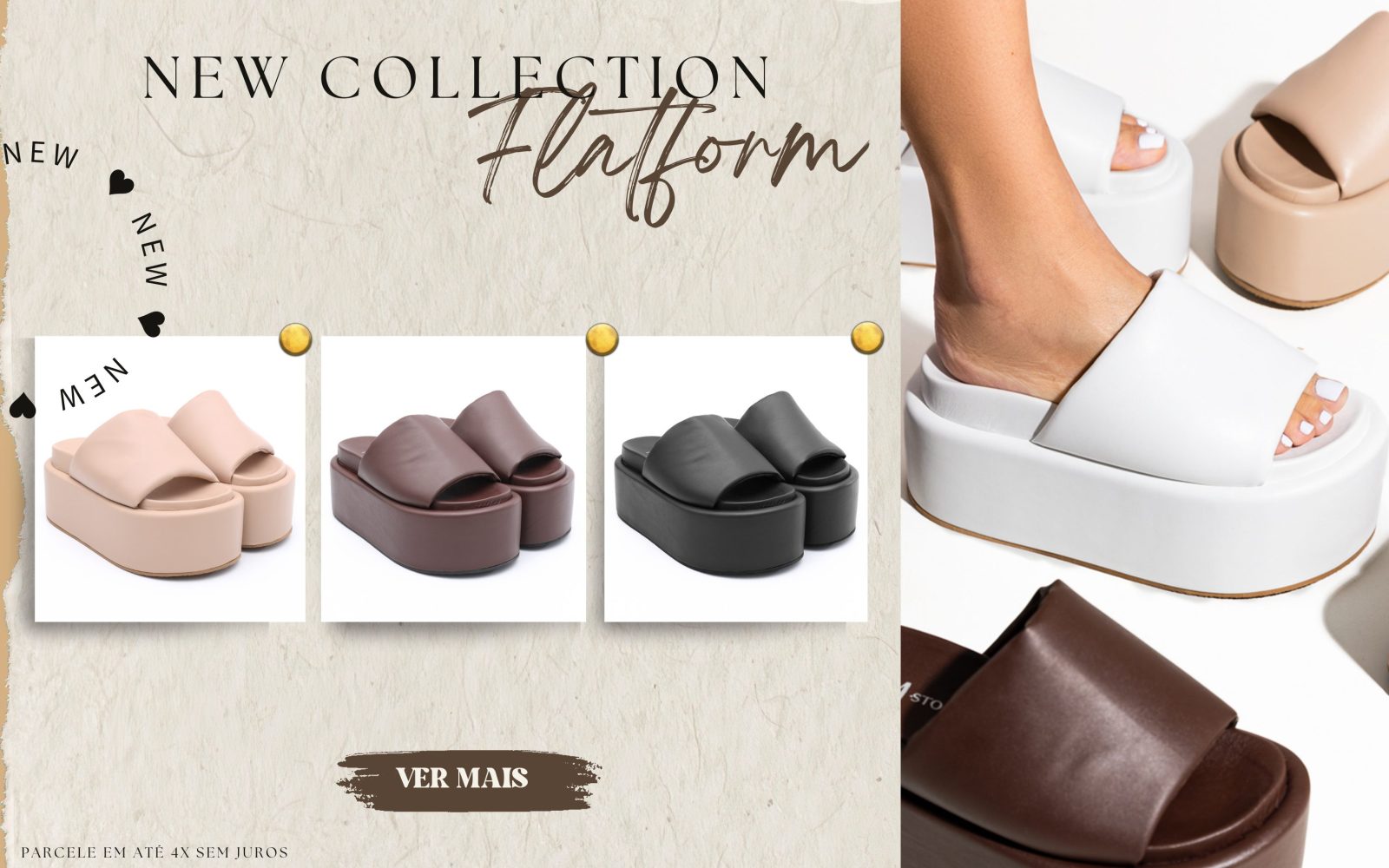 Flatform Loja MM Store shoes