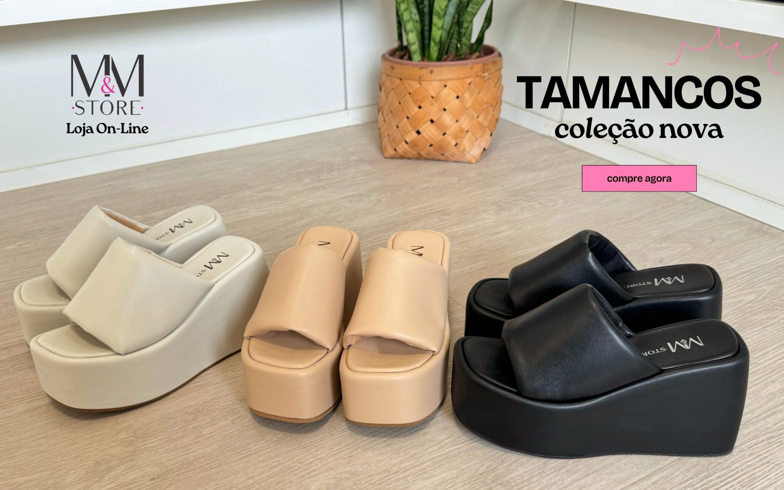 Tamanco Plataforma MM Store Shoes